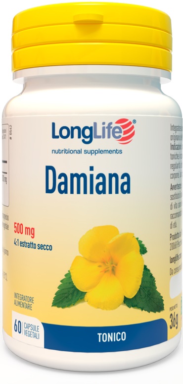 LONGLIFE DAMIANA 60 CAPSULE - UniversoFarmacie.it