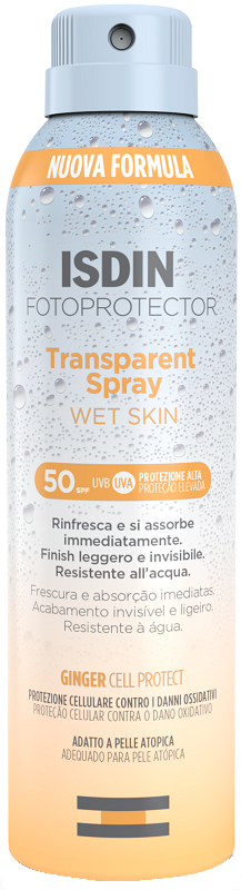 FOTOPROTECTOR TRANSPARENT WET SKIN SPRAY 50+ 250 ML - UniversoFarmacie.it
