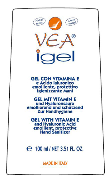 VEA IGEL GEL MANI IGIENIZZANTE VITAMINA E ACIDO IALURONICO 100 ML - UniversoFarmacie.it