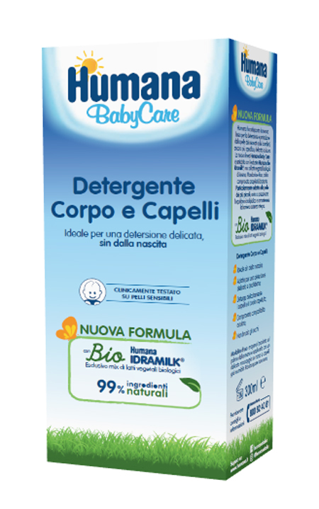 HUMANA BABY CARE DETERGENTE CORPO&CAPELLI 300 ML - UniversoFarmacie.it