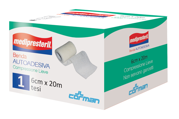 MEDIPRESTERIL BENDA AUTOADESIVA 6X2000 CM 1 PEZZO - UniversoFarmacie.it