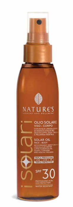 NATURE'S I SOLARI OLIO SOLARE VISO CORPO SPF 30 150 ML - UniversoFarmacie.it