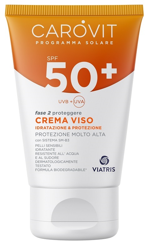 CAROVIT PROGRAMMA SOLARE CREMA VISO SPF50+ 50 ML - UniversoFarmacie.it