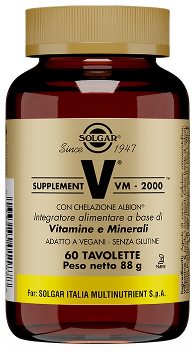 SUPPLEMENT VM 2000 60 TAVOLETTE - UniversoFarmacie.it