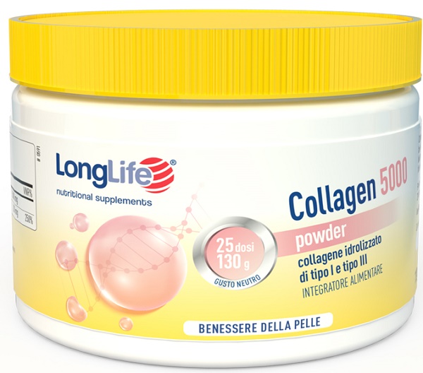 LONGLIFE COLLAGEN 5000 POWDER 130 G - UniversoFarmacie.it