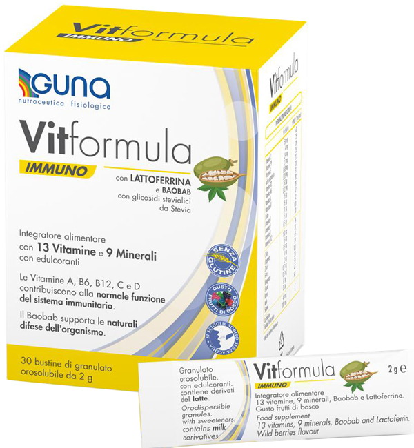VITFORMULA IMMUNO 30 STICK DA 2 G - UniversoFarmacie.it