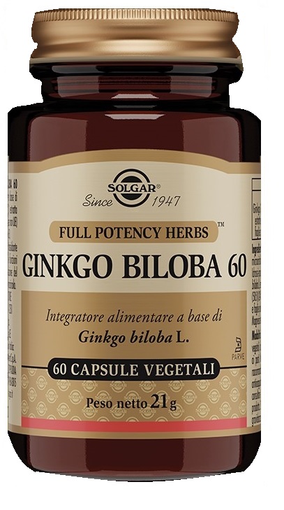 GINKGO BILOBA 60 60 CAPSULE VEGETALI - UniversoFarmacie.it