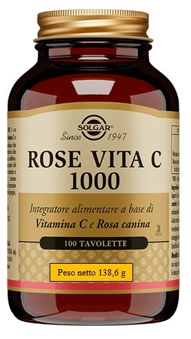 ROSE VITA C 1000 100 TAVOLETTE - UniversoFarmacie.it