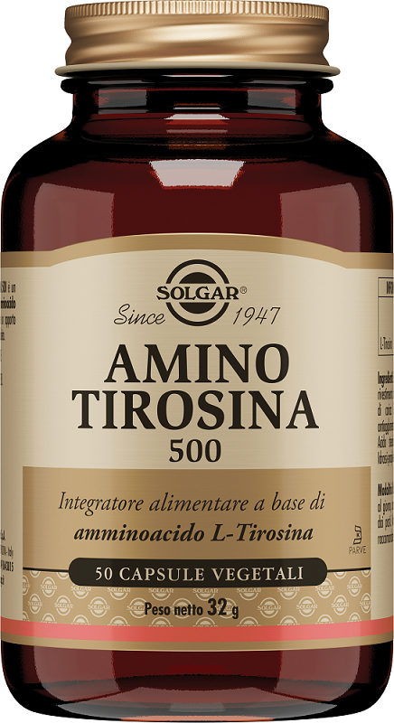 AMINO TIROSINA 500 50 CAPSULE VEGETALI - UniversoFarmacie.it