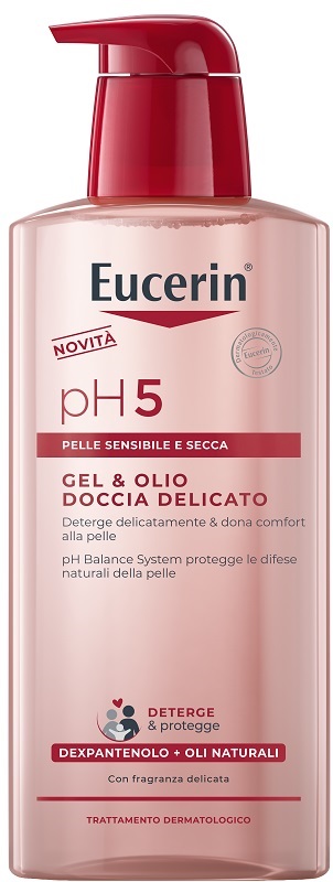EUCERIN GEL & OLIO DOCCIA DELICATO 400 ML - UniversoFarmacie.it