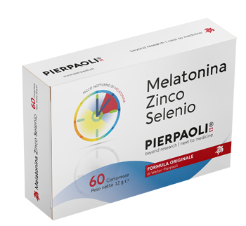 MELATONINA ZINCO SELENIO PIERPAOLI 60 COMPRESSE - UniversoFarmacie.it