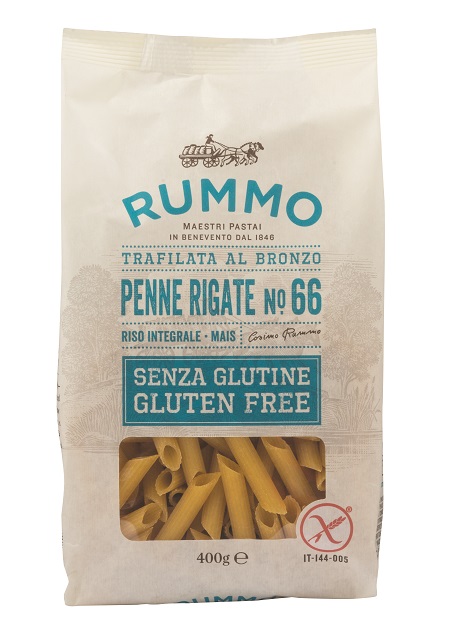 RUMMO PENNE RIGATE N66 DI RISO INTEGRALE E MAIS 400 G - UniversoFarmacie.it