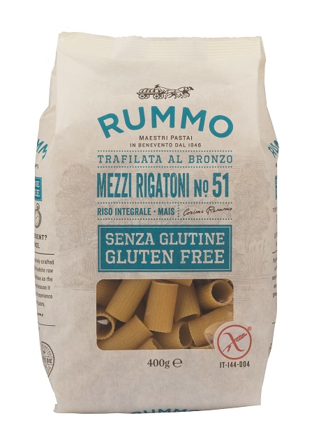 RUMMO MEZZI RIGATONI N51 DI RISO INTEGRALE E MAIS 400 G - UniversoFarmacie.it