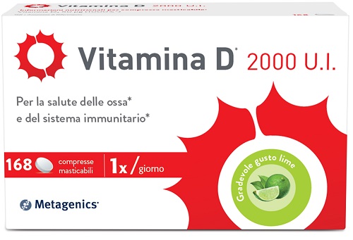 VITAMINA D 2000 UI 168 COMPRESSE MASTICABILI - UniversoFarmacie.it