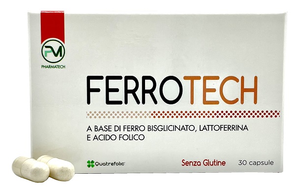 FERROTECH 30 CAPSULE DA 550MG - UniversoFarmacie.it