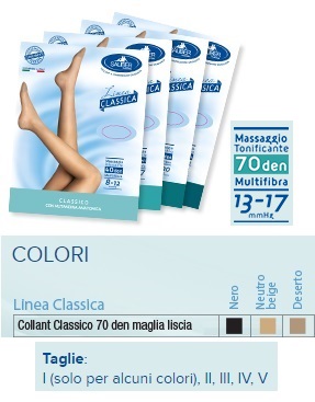 SAUBER COLLANT 70 DENARI MAGLIA LISCIA NERO 3 LINEA CLASSICA - UniversoFarmacie.it