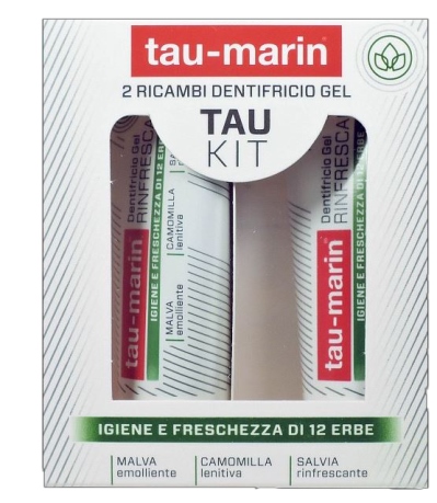 TAU MARIN DENTIFRICIO RINFRESCANTE RICARICA TAU KIT 2X20ML - UniversoFarmacie.it