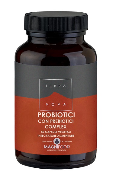 TERRANOVA PROBIOTICI CON PREBIOTICI COMPLEX 50 CAPSULE VEGETALI - UniversoFarmacie.it