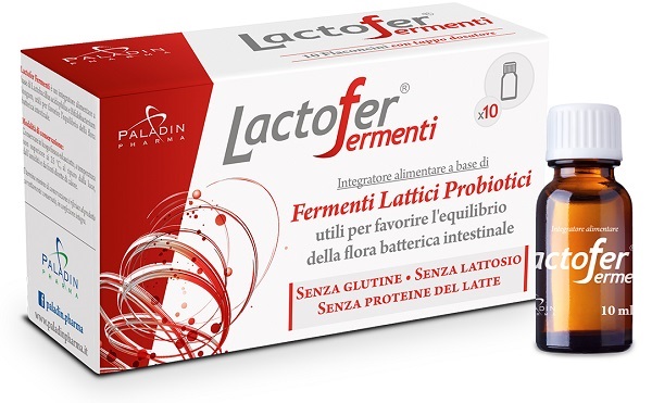 LACTOFER FERMENTI 10 FLACONCINI 10 ML - UniversoFarmacie.it