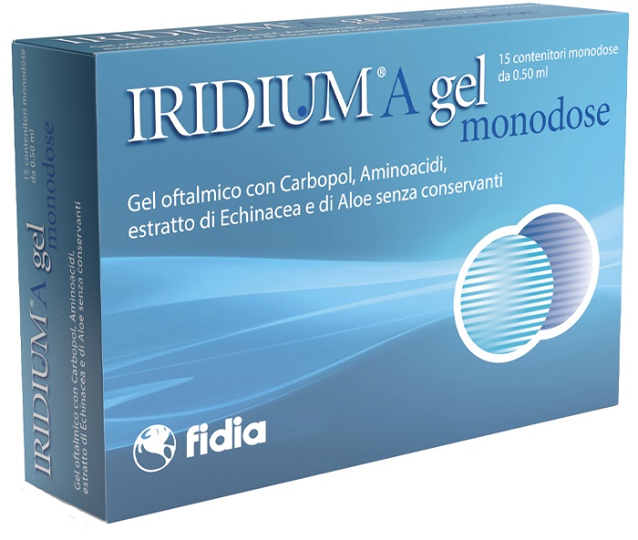 IRIDIUM A GEL OFTALMICO MONODOSE 15 CONTENITORI DA 0,50 ML - UniversoFarmacie.it