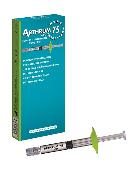 SIRINGA INTRA-ARTICOLARE ARTHRUM VISC 75 MONO INJECTION ACIDO IALURONICO 3 ML - UniversoFarmacie.it