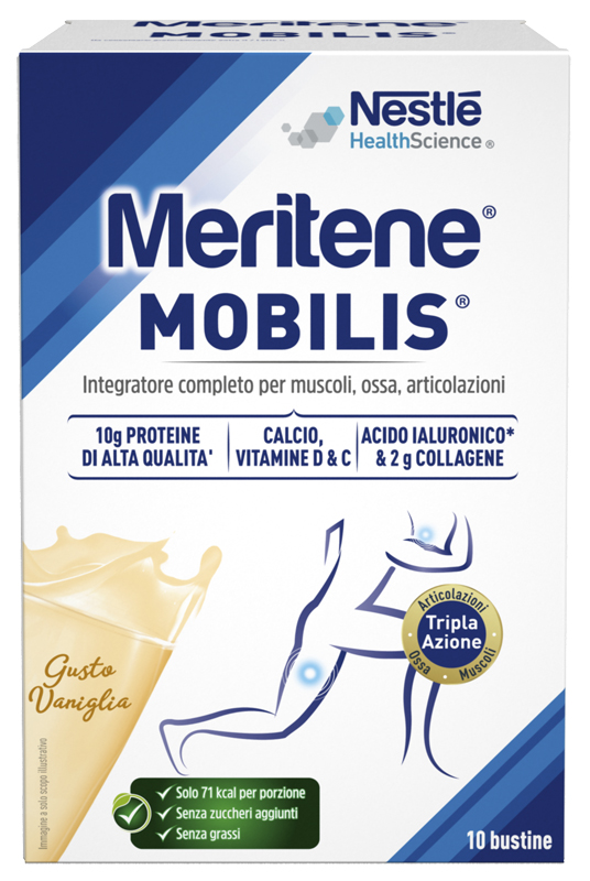 MERITENE MOBILIS GUSTO VANIGLIA 10 BUSTINE DA 21 G - UniversoFarmacie.it