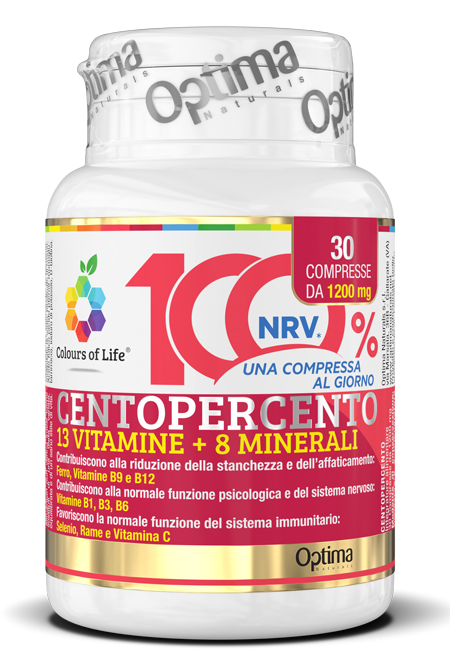 COLOURS OF LIFE CENTOPERCENTO 30 COMPRESSE 1200 MG - UniversoFarmacie.it