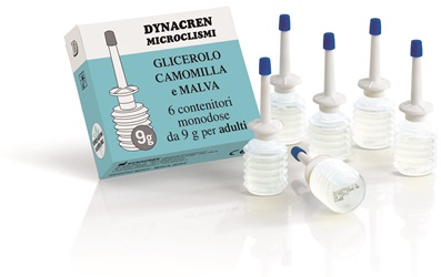 DYNACREN MICROCLISMI CAMOMILLA E MALVA 6 PEZZI DA 9 G PER ADULTI - UniversoFarmacie.it