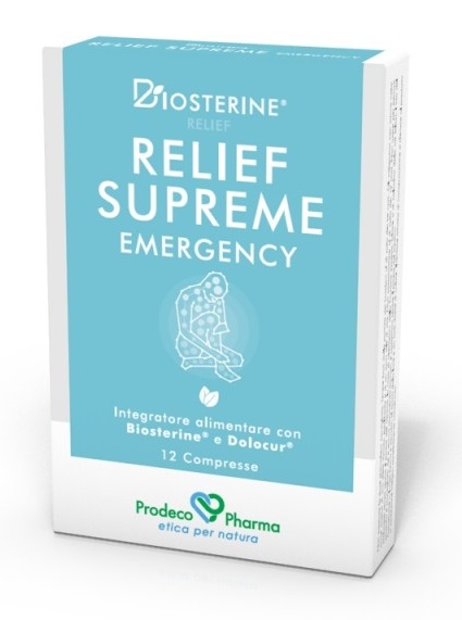 BIOSTERINE RELIEF SUPREME EMERGENCY 12 COMPRESSE - UniversoFarmacie.it