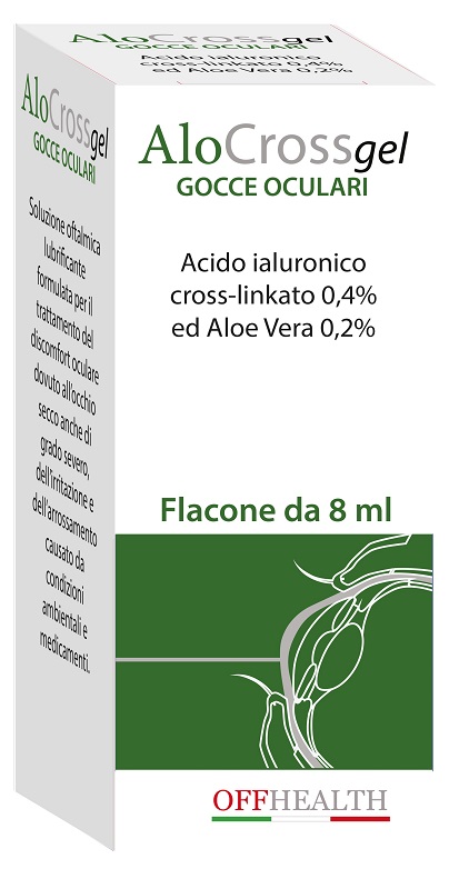 ALOCROSS GOCCE OCULARI ACIDO IALURONICO CROSS-LINKATO 0,2% E ALOE VERA 8 ML - UniversoFarmacie.it
