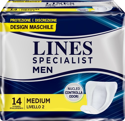 LINES SPECIALIST MEN LIVELLO 2 14 PEZZI - UniversoFarmacie.it