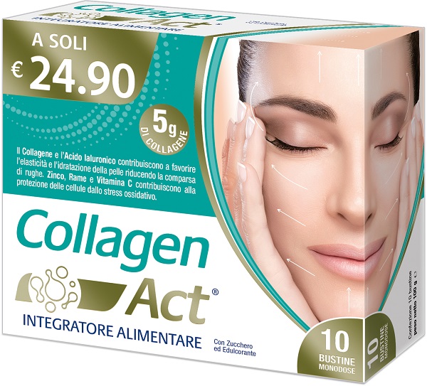 COLLAGEN ACT 10 BUSTINE MONODOSE - UniversoFarmacie.it