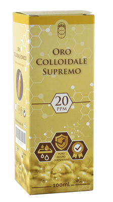 ORO COLLOIDALE SUPREMO 20PPM 100 ML - UniversoFarmacie.it