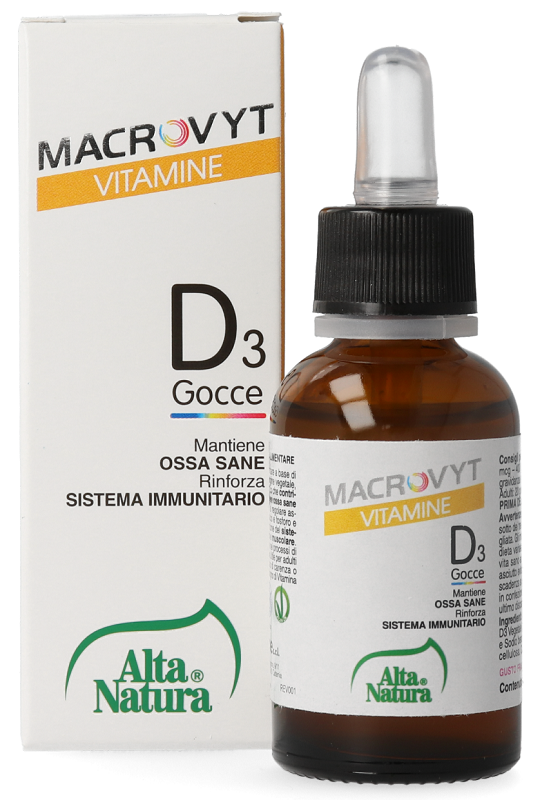 MACROVYT VITAMINA D3 VEG GOCCE 30 ML - UniversoFarmacie.it