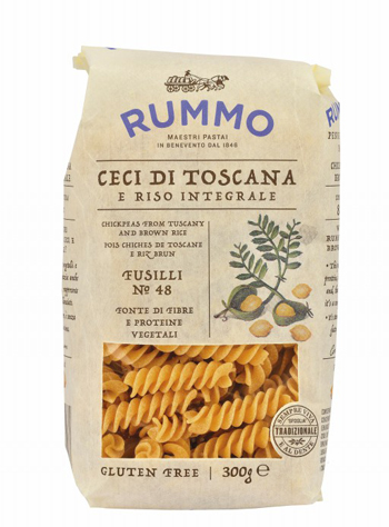 RUMMO FUSILLI N 48 CECI DI TOSCANA E RISO INTEGRALE 300 G - UniversoFarmacie.it