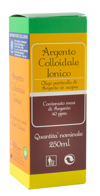 ARGENTO COLLOIDALE IONICO 40PPM CERTIFICATO 250 ML - UniversoFarmacie.it