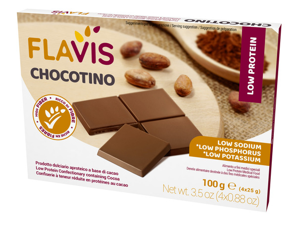FLAVIS CHOCOTINO 4 PORZIONI DA 25 G - UniversoFarmacie.it