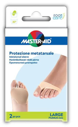 PROTEZIONE IN GEL E TESSUTO MASTER-AID FOOTCARE PER METATARSO LARGE 2 PEZZI G3 - UniversoFarmacie.it