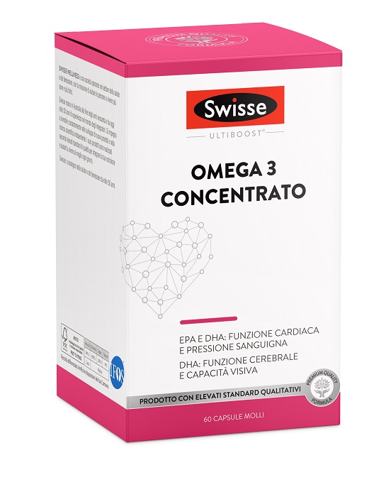 SWISSE OMEGA 3 CONCENTRATO 60 CAPSULE MOLLI DA 2440 MG - UniversoFarmacie.it