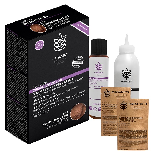 ORGANICS PHARM ORGANICS COLOR 8/4 BIONDO CHIARO RAME - UniversoFarmacie.it