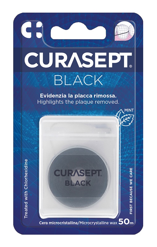 CURASEPT FLOSS CERATO NERO CLOREXIDINA - UniversoFarmacie.it