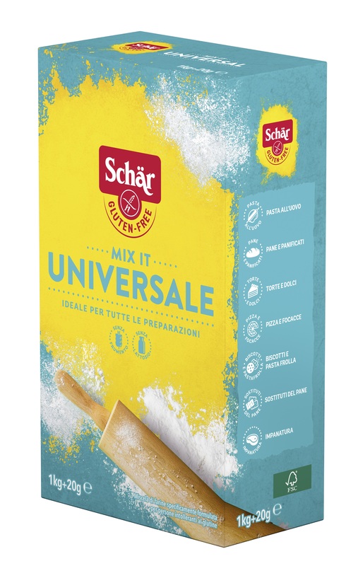 SCHAR MIX IT FARINA UNIVERSALE SENZA LATTOSIO 1 KG + 20 G - UniversoFarmacie.it