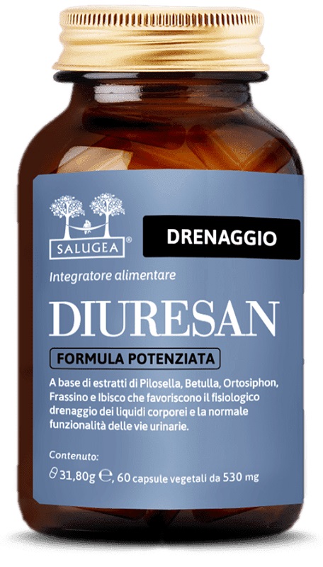 SALUGEA DIURESAN FORMULA POTENZIATA 60 CAPSULE - UniversoFarmacie.it