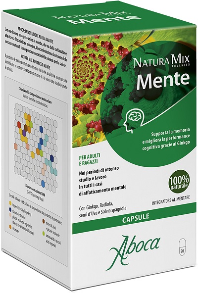 NATURA MIX ADVANCED MENTE 50 CAPSULE - UniversoFarmacie.it