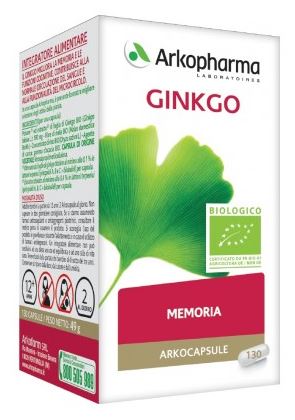 ARKO CAPSULE GINKGO BIO 130 CAPSULE - UniversoFarmacie.it