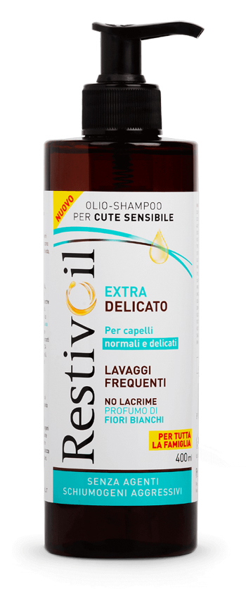 RESTIVOIL EXTRA DELICATO OLIO SHAMPOO PER CUTE SENSIBILE 400 ML - UniversoFarmacie.it
