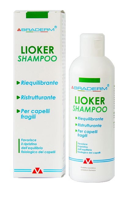 LIOKER SHAMPOO 200 ML BRADERM - UniversoFarmacie.it