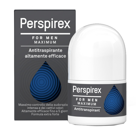 PERSPIREX FOR MEN MAXIMUM ANTITRASPIRANTE ROLL ON 20 ML - UniversoFarmacie.it
