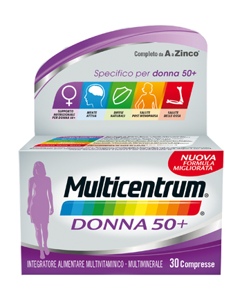 MULTICENTRUM DONNA 50+ 60 COMPRESSE - UniversoFarmacie.it