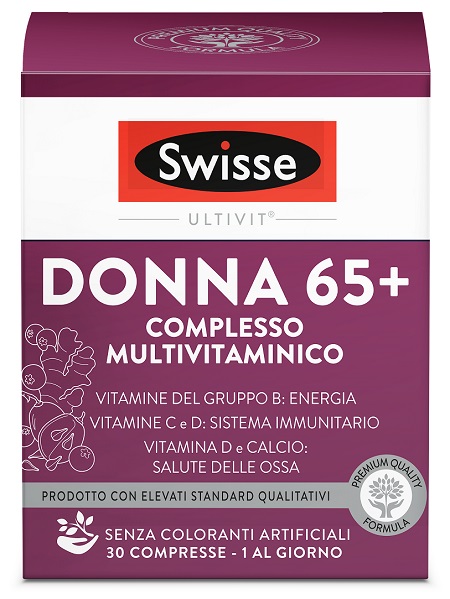 SWISSE DONNA 65+ COMPLESSO MULTIVITAMINICO 30 COMPRESSE - UniversoFarmacie.it